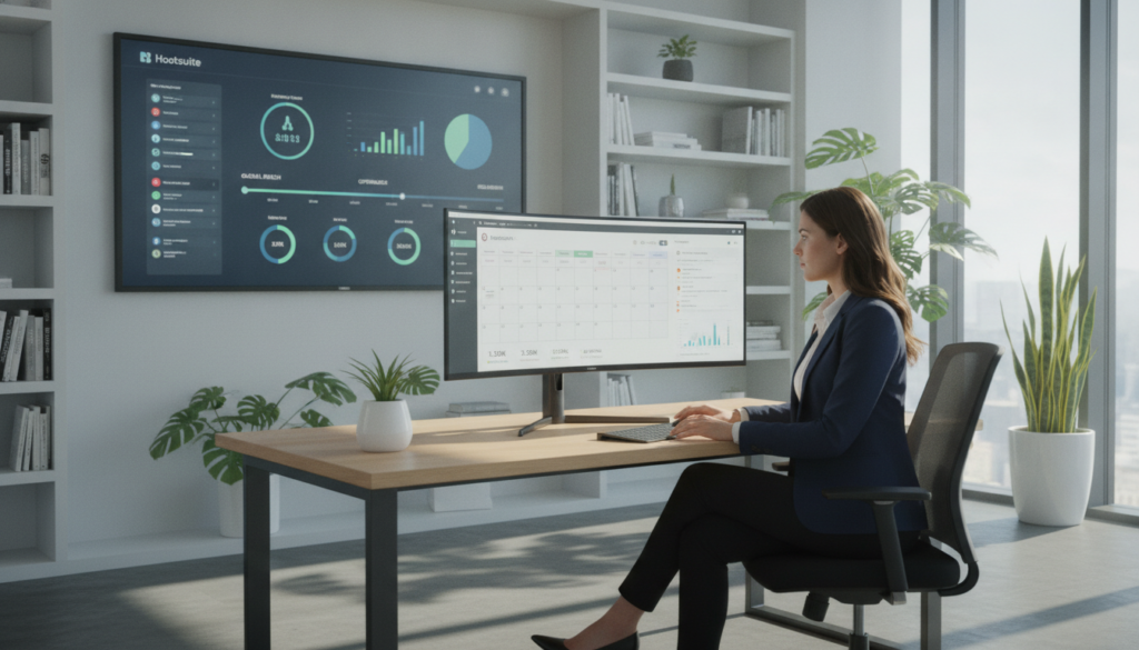 social media management software monitoring and scheduling
